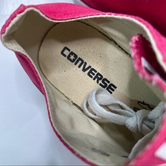 Converse All Star Pink and White Sneakers - Picture 8 of 12